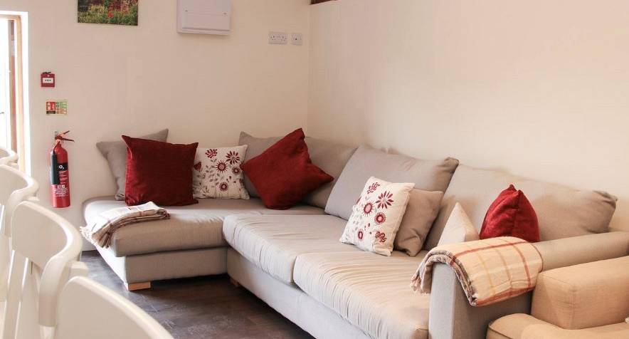 Lounge sofa view
