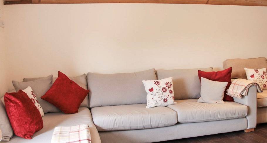 Sofa reverse view
