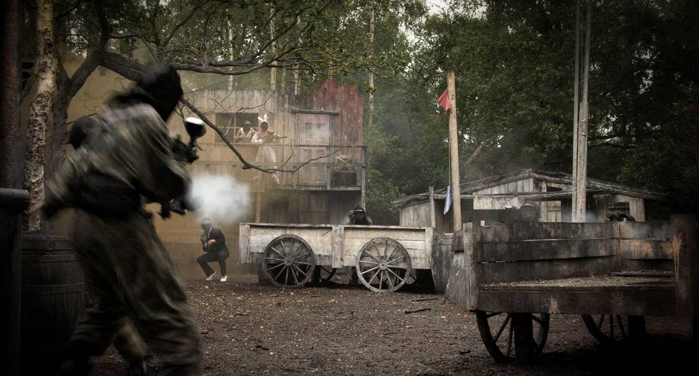 Fantastic setup in the Birmingham Paintball centre