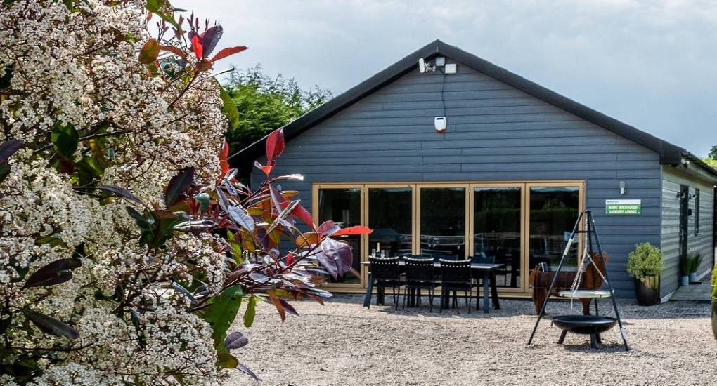Stag and Hen weekend lodges outside view