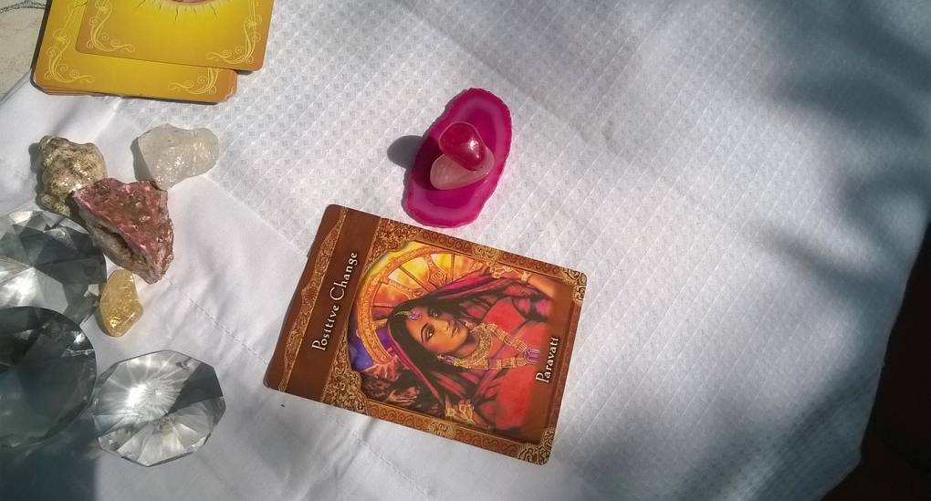 Tarot card depicting positive change